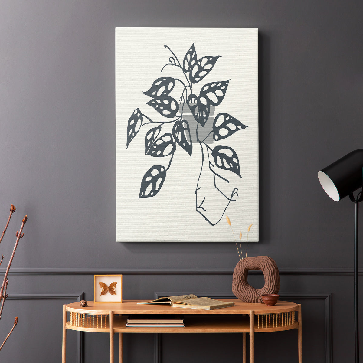 Growing Leaves III - Canvas Art Print
