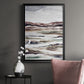 Muted Earth Layers II - Modern Framed Canvas Print