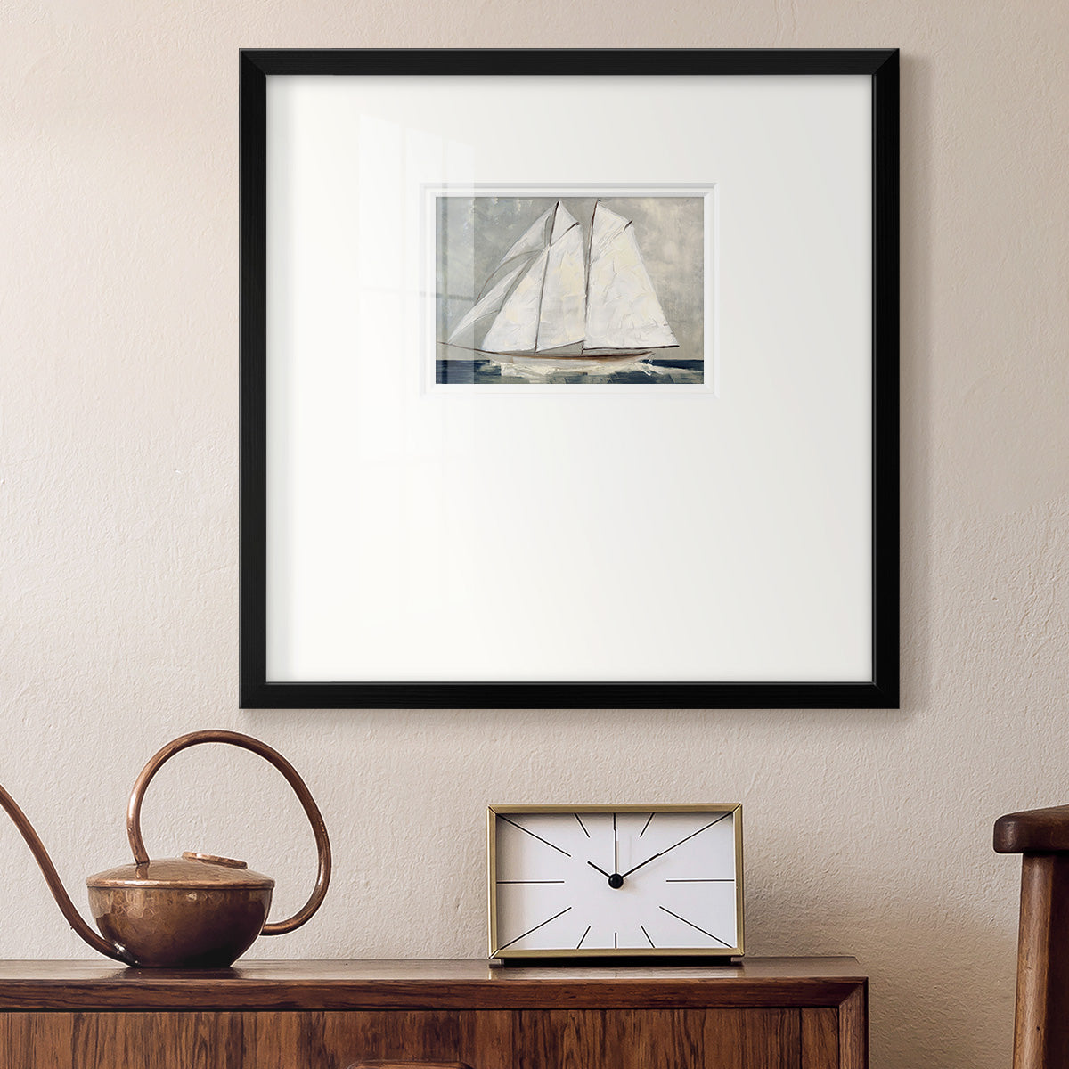 Setting Sail Premium Framed Print Double Matboard