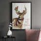 All Roads Lead Home Deer - Modern Framed Canvas Print