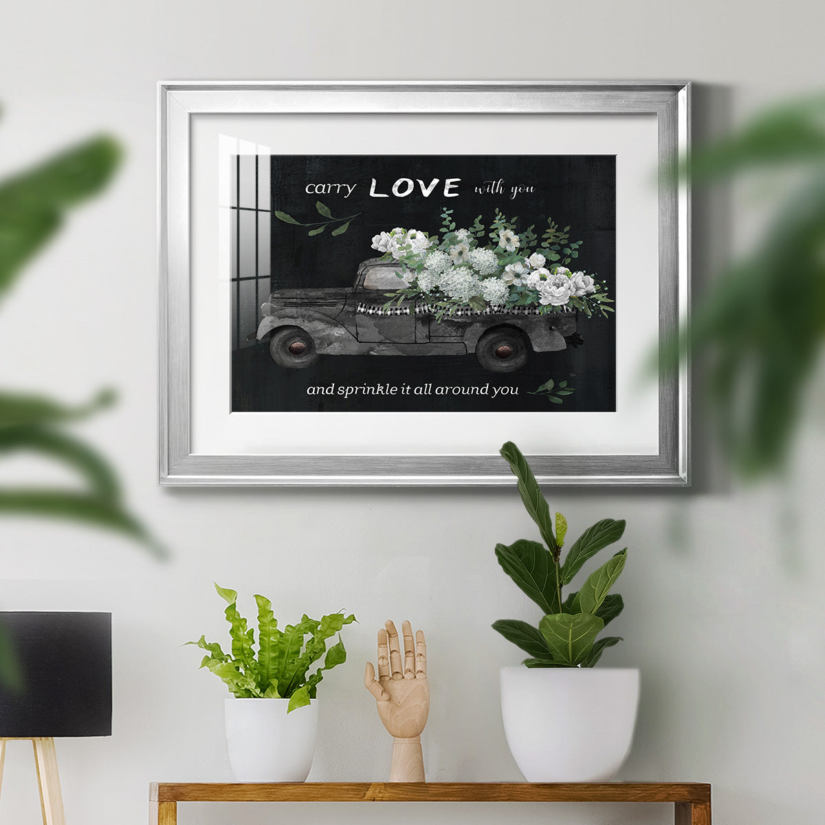 Carry Love Premium Framed Print - Ready to Hang