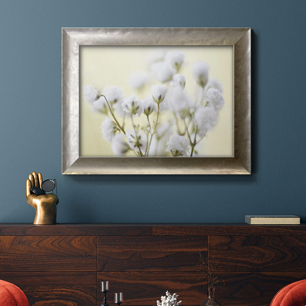 Baby's Breath Study IV Premium Framed Canvas- Ready to Hang