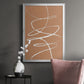 Terracotta Drift II - Modern Framed Canvas Print