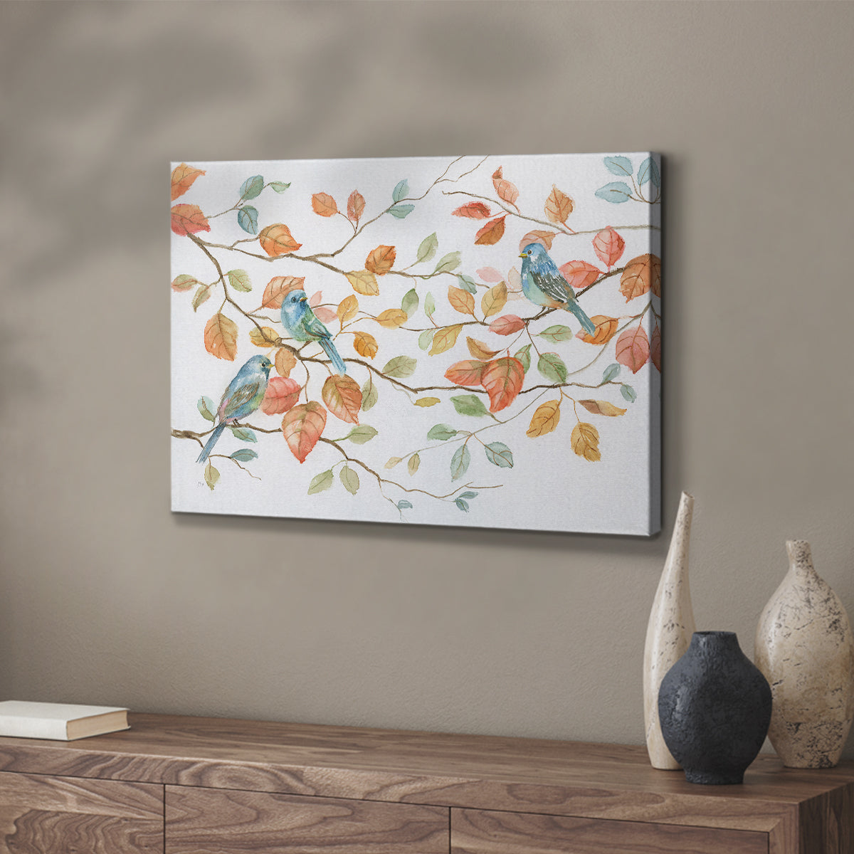 Bird Trio - Canvas Art Print