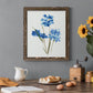 Blue Blossom Botanical I - Premium Canvas Framed in Barnwood - Ready to Hang