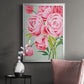 This Year's Peonies I - Modern Framed Canvas Print