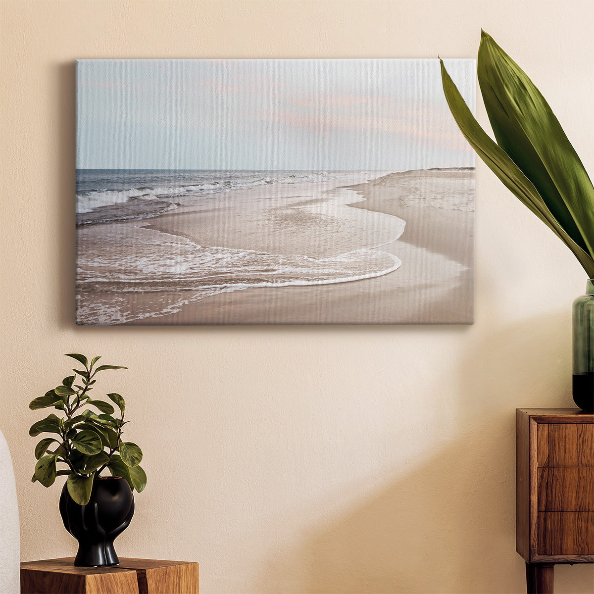 Corolla Soft Shore Premium Gallery Wrapped Canvas - Ready to Hang