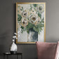 Floral Depth - Modern Framed Canvas Print