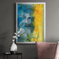 Aquatic Energy II - Modern Framed Canvas Print