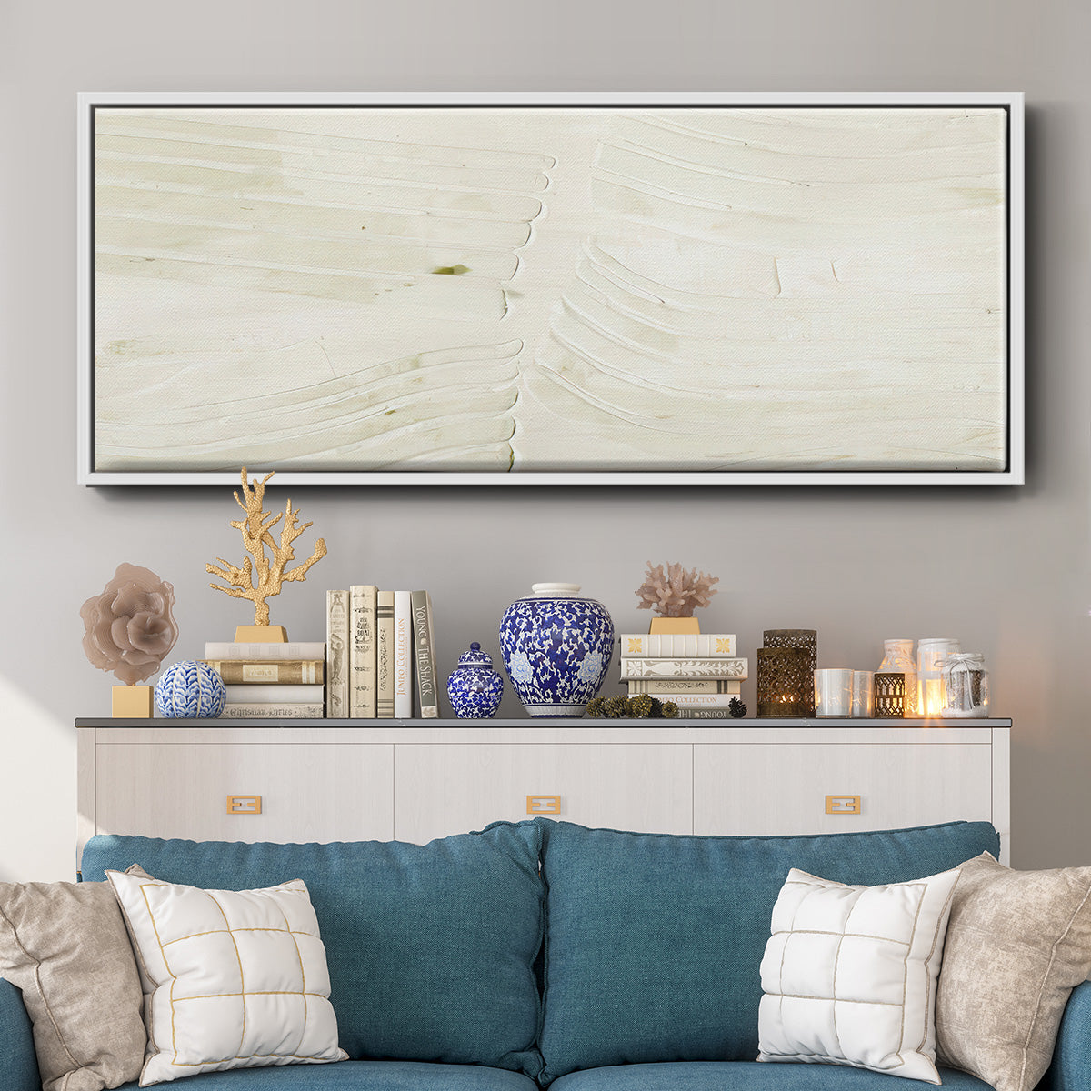 Roll Crossing I - Floater Framed Canvas Print