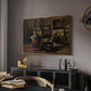The Studio of Ferdinand De Braekeleer I, Father of the Painter, c. 1873-1885 - Floater Framed Canvas Print