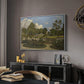 The Painter's Garden at Saint-Privé, 1886 - Floater Framed Canvas Print