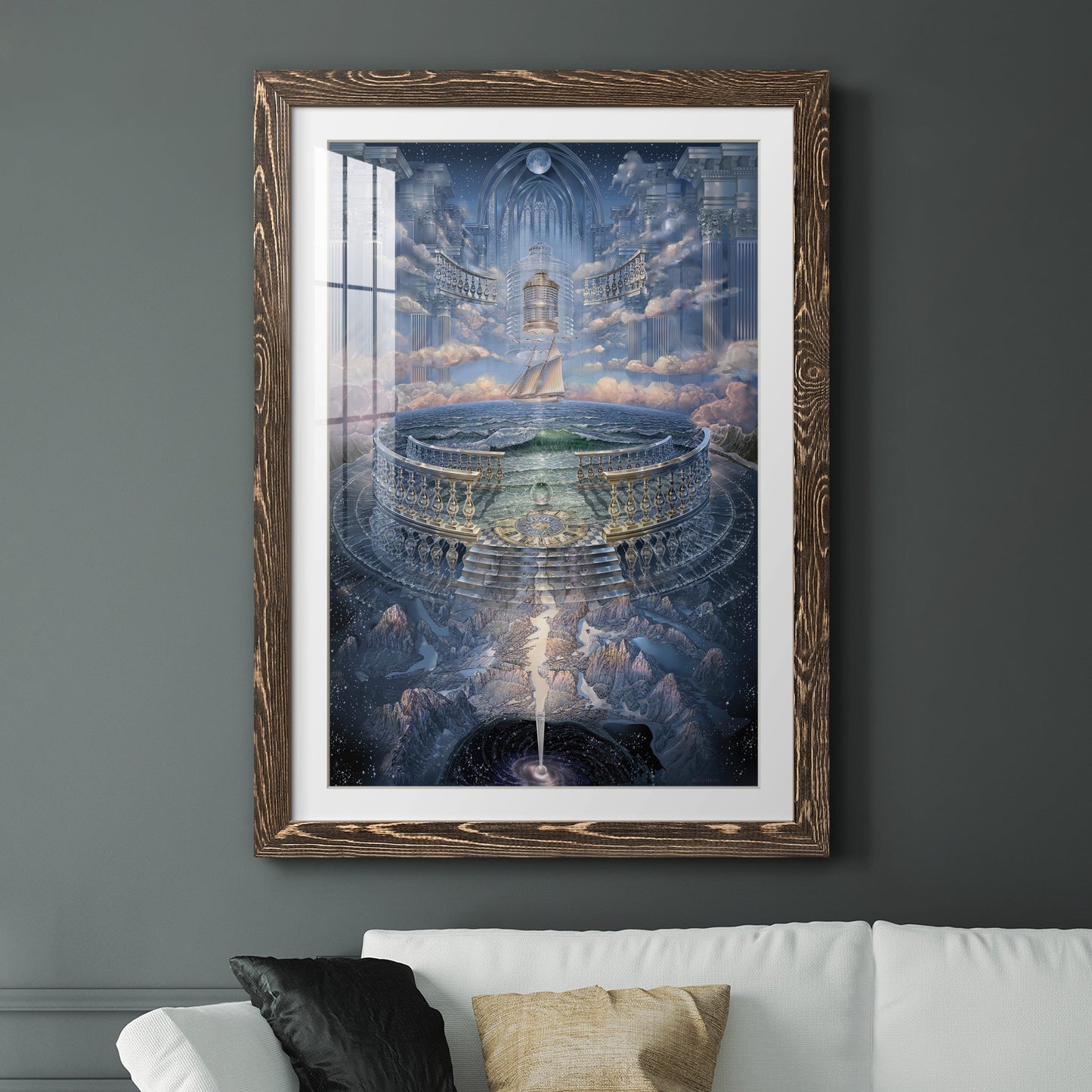 Solace II - Premium Framed Print - Distressed Barnwood Frame - Ready to Hang