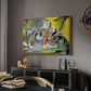 Still Life with Cat and Lobster, 1962 - Floater Framed Canvas Print