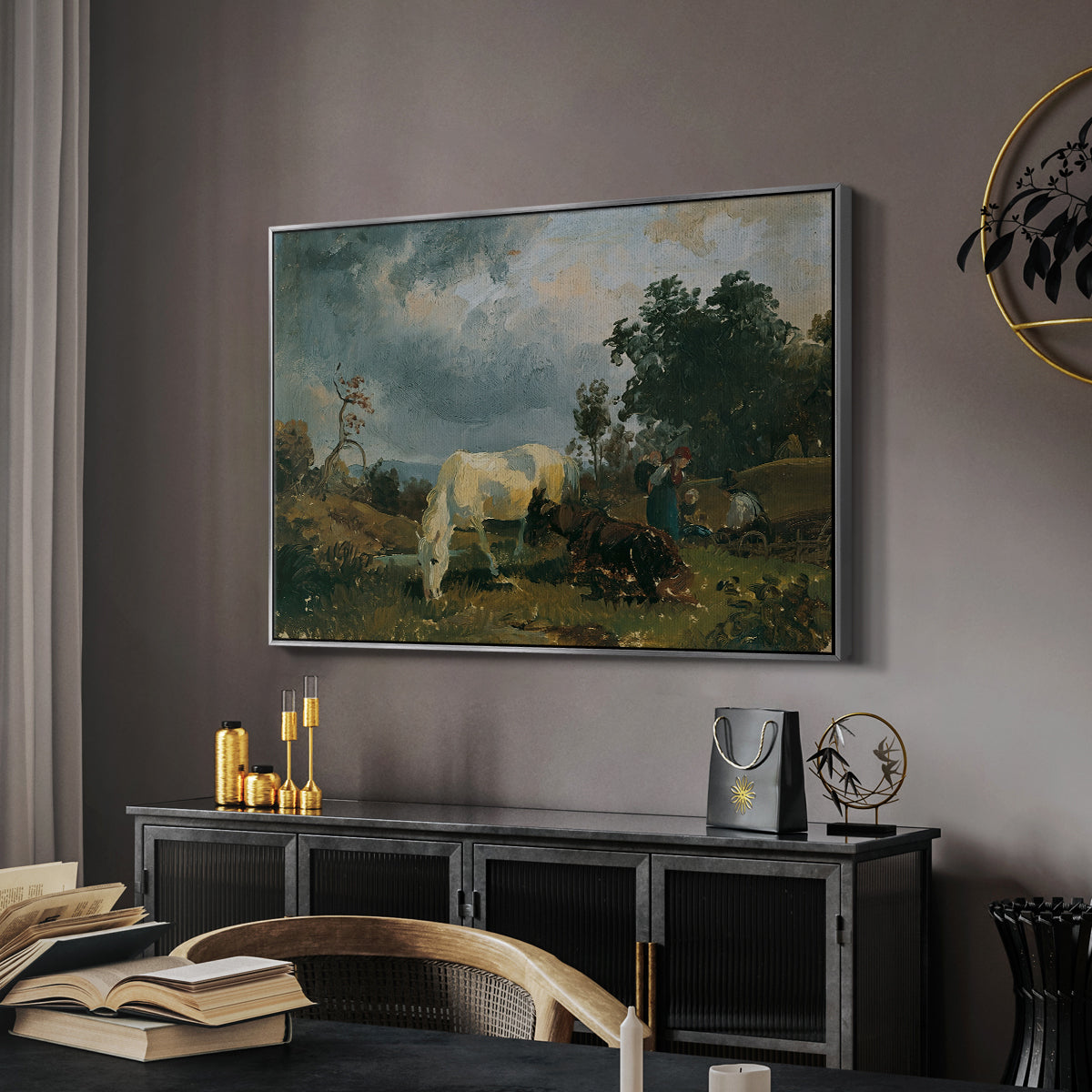 A Mold on the Heath, c. 1830 - Floater Framed Canvas Print