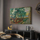The Garden of Saint-Paul Hospital, 1889 - Floater Framed Canvas Print