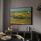 The Harvest, 1888 - Floater Framed Canvas Print
