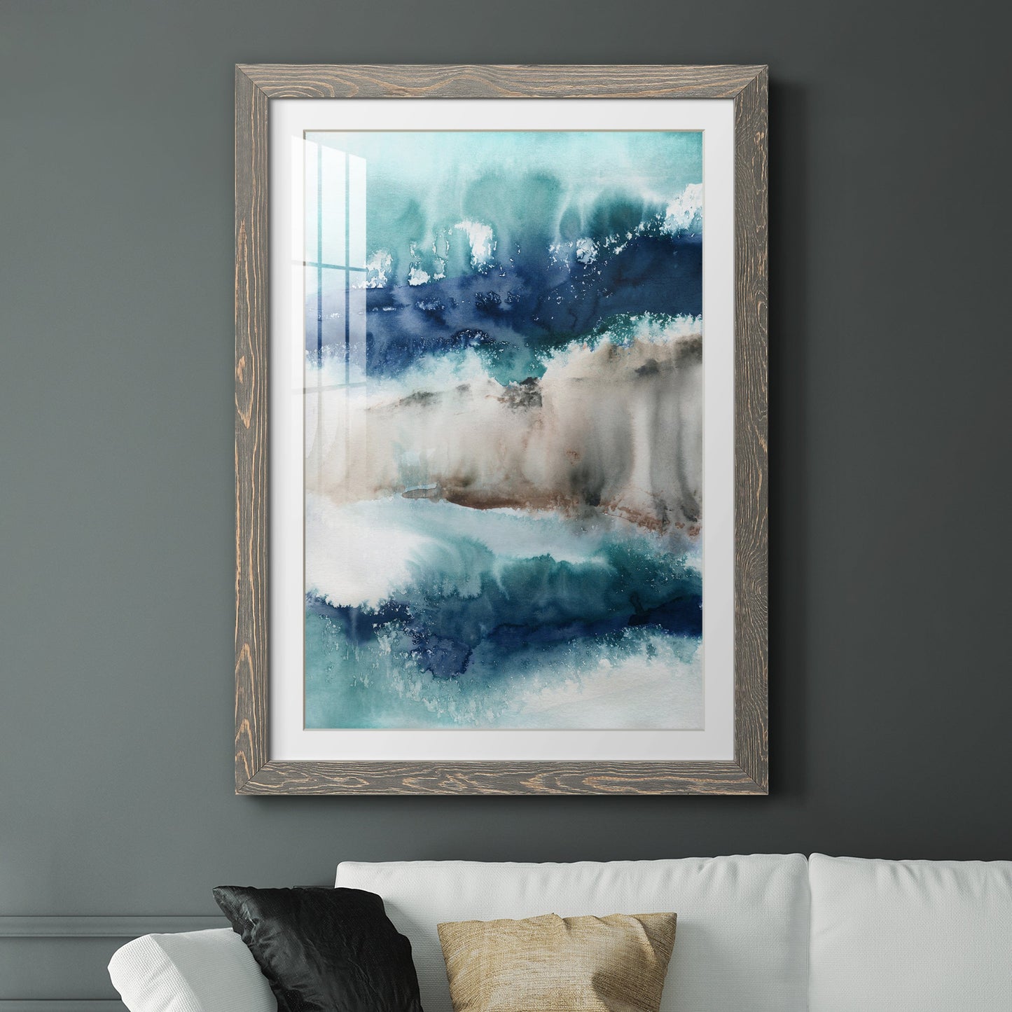 Shifting Sands - Premium Framed Print - Distressed Barnwood Frame - Ready to Hang