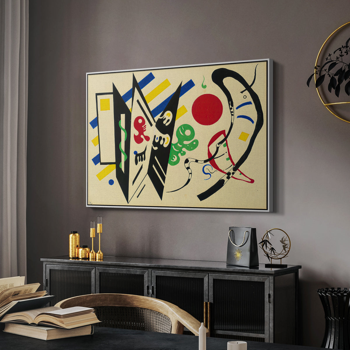 Reciprocity (Réciproque), 1935 - Floater Framed Canvas Print