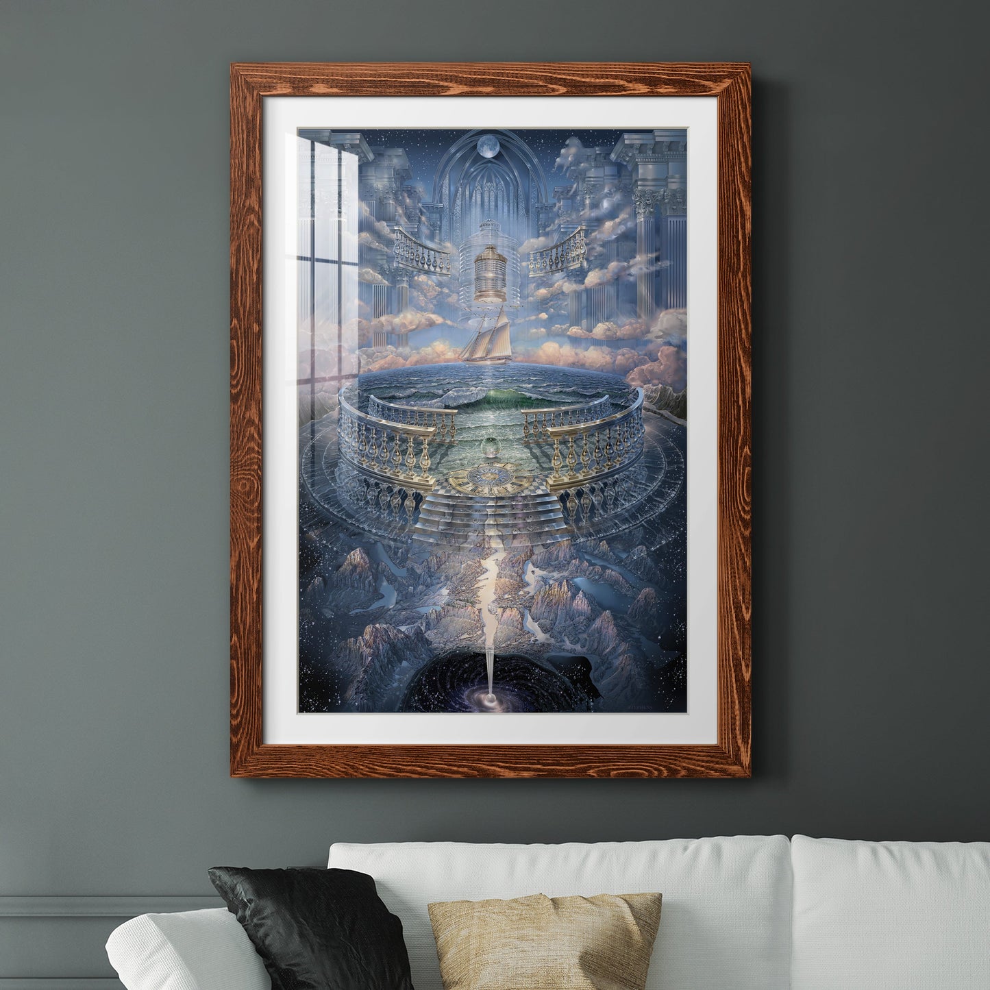 Solace II - Premium Framed Print - Distressed Barnwood Frame - Ready to Hang