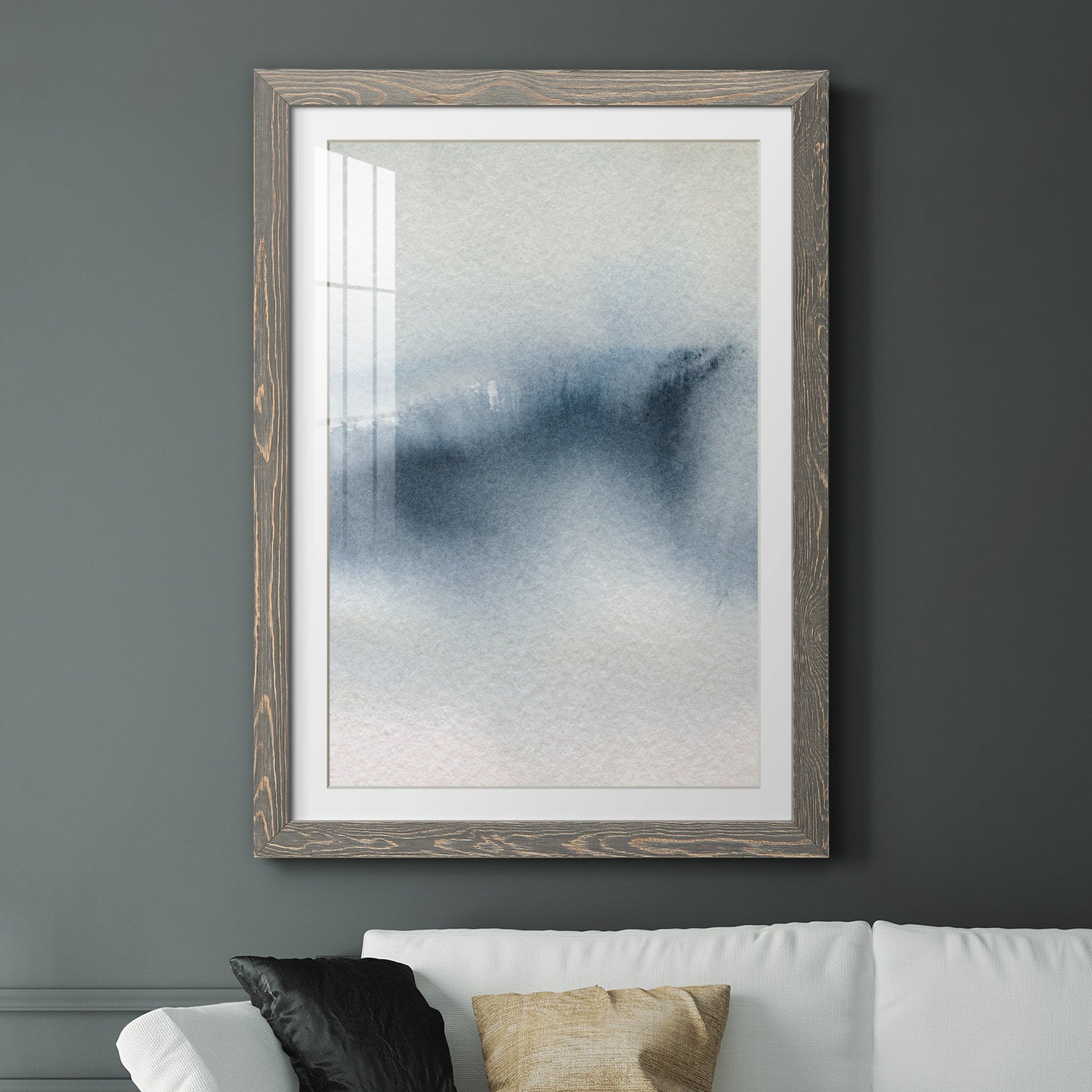 Summer Rain I - Premium Framed Print - Distressed Barnwood Frame - Ready to Hang