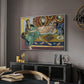 Odalisques Playing Checkers (Odalisques jouant aux dames), 1928 - Floater Framed Canvas Print