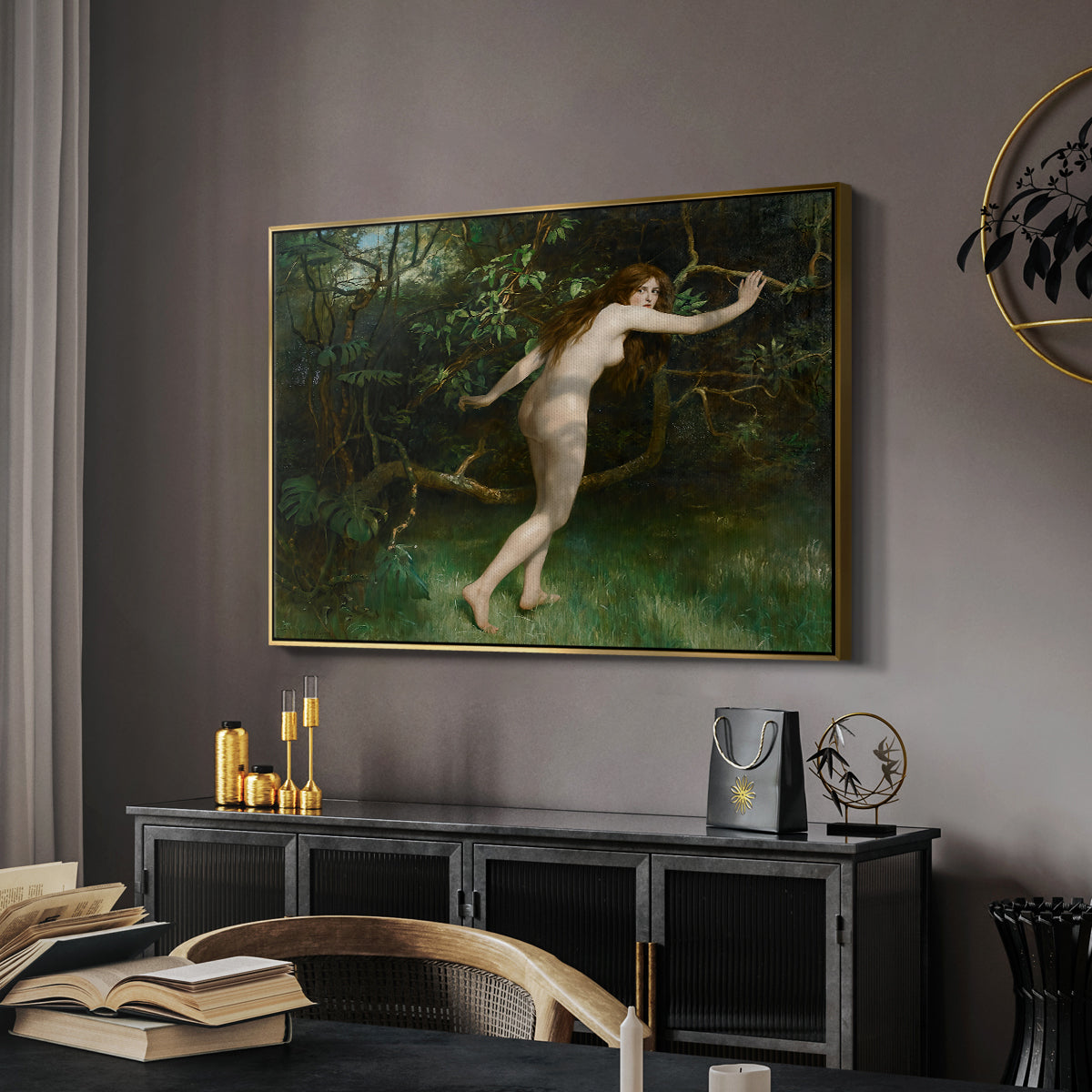 Eve, 1911 - Floater Framed Canvas Print