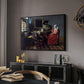 The Glass of Wine, c. 1660 - Floater Framed Canvas Print