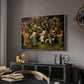 The Wedding Dance, c. 1566 - Floater Framed Canvas Print