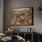 Figures and Animals in a Vineyard, c. 1829 - Floater Framed Canvas Print