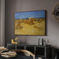 Wheat Field with Sheaves (Harvest in Provence), 1888 - Floater Framed Canvas Print