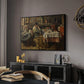 The Meal (De maaltijd), c. 1885 - Floater Framed Canvas Print