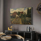 Garden of a Florist (The Flower Garden), 1864 - Floater Framed Canvas Print