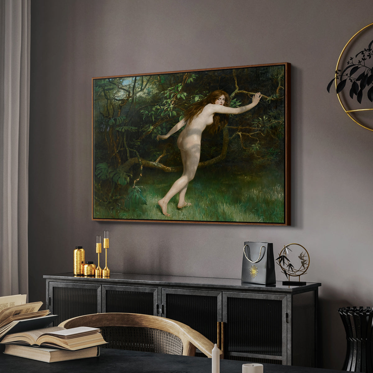Eve, 1911 - Floater Framed Canvas Print