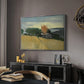 Fields of Wheat in Cagnes, 1918 - Floater Framed Canvas Print