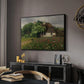 Farmhouse with Meadow Flowers, 1909 - Floater Framed Canvas Print