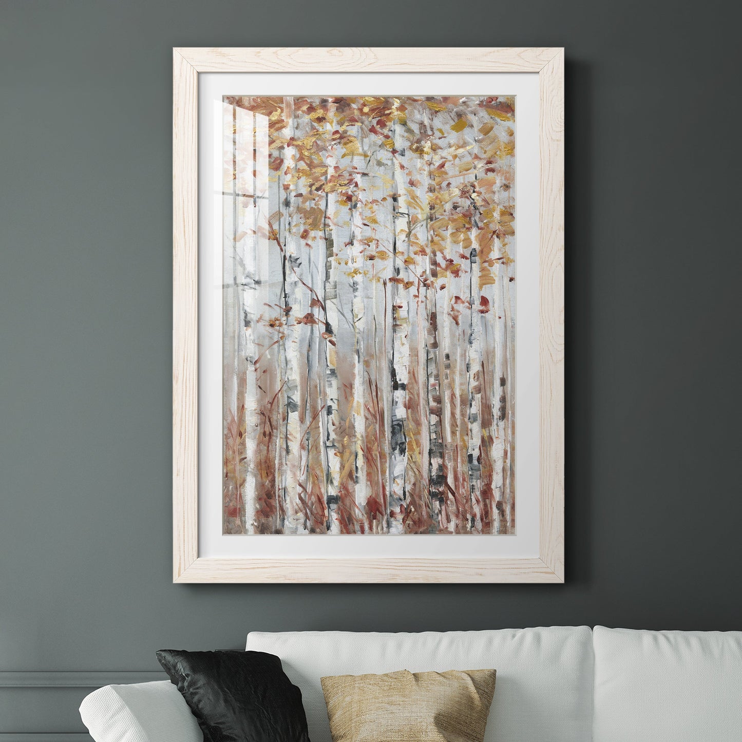 Copper Forest - Premium Framed Print - Distressed Barnwood Frame - Ready to Hang