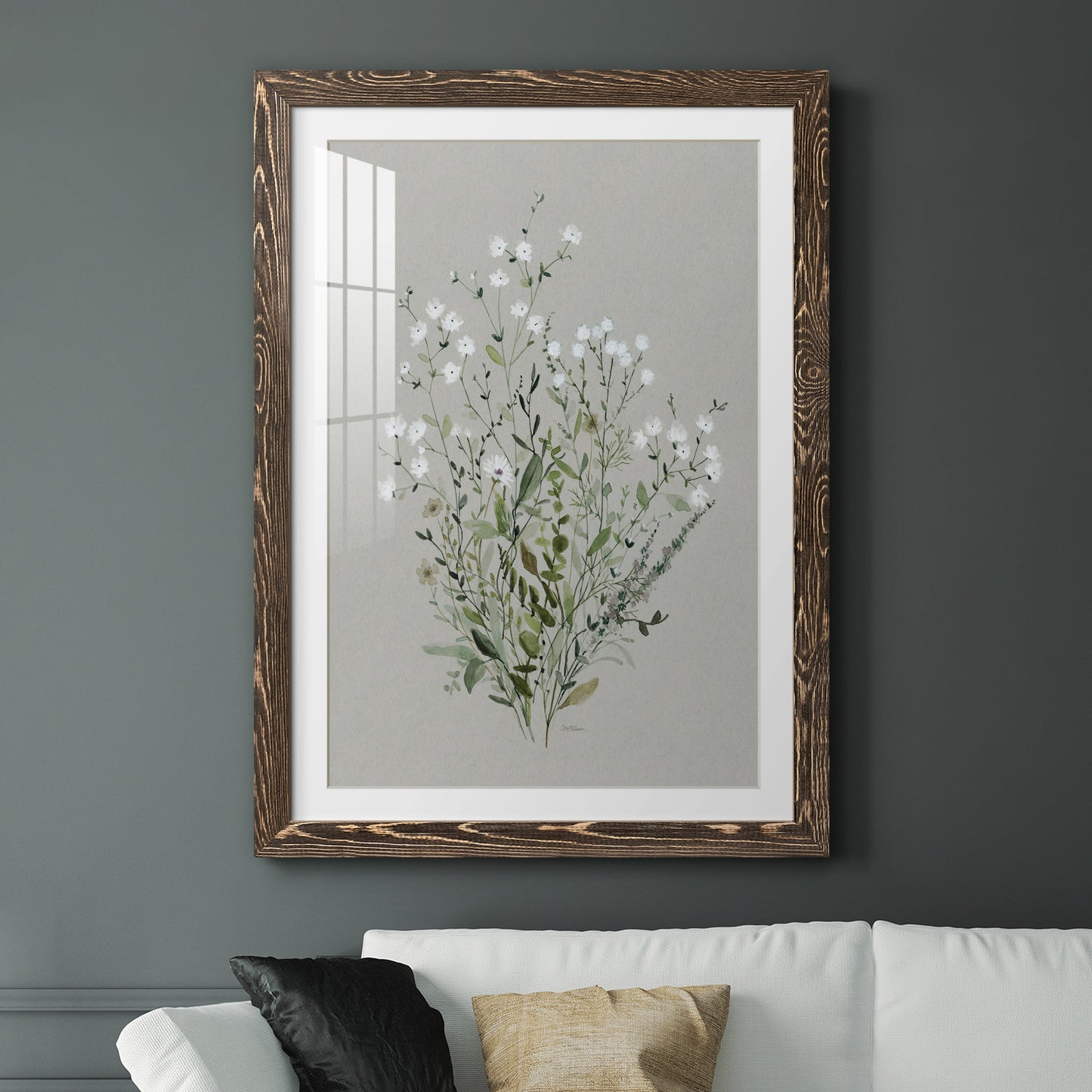 Bouquet of Grace II - Premium Framed Print - Distressed Barnwood Frame - Ready to Hang