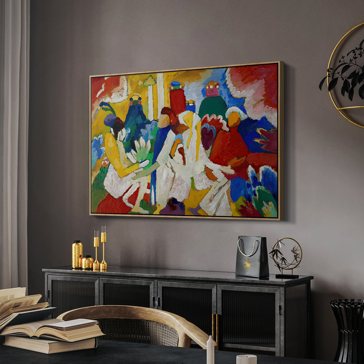 Oriental, 1909 - Floater Framed Canvas Print