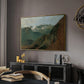 The Dachstein from the Plassen near Hallstatt, 1827 - Floater Framed Canvas Print
