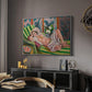 Odalisque Couchée Aux Magnolias, c. 1923 - Floater Framed Canvas Print