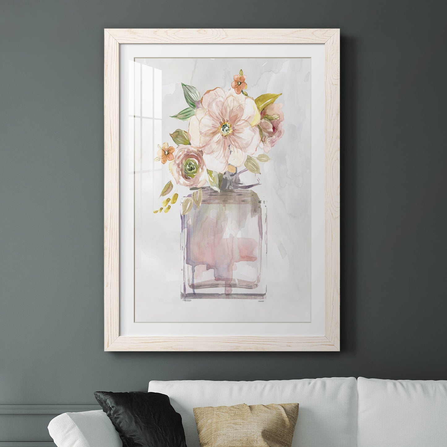 Mini Bouquet I - Premium Framed Print - Distressed Barnwood Frame - Ready to Hang