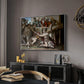 The Sacrifice of Noah (Sistine Chapel), 1509 - Floater Framed Canvas Print