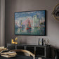 Entrance to the Port of La Rochelle, 1921 - Floater Framed Canvas Print