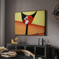 Picasso's Cat–El Gato - Floater Framed Canvas Print