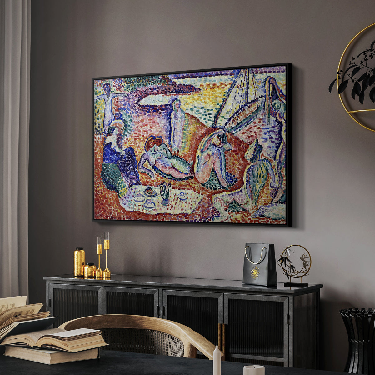 Luxe, Calme et Volupté, 1904 - Floater Framed Canvas Print