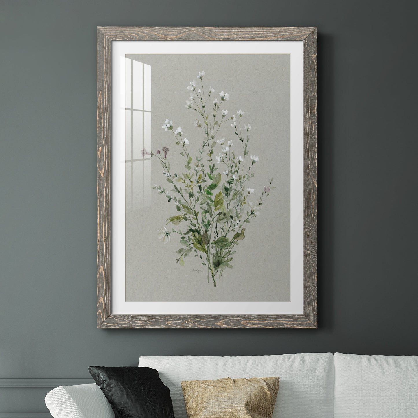 Bouquet of Grace I - Premium Framed Print - Distressed Barnwood Frame - Ready to Hang