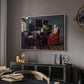 The Glass of Wine, c. 1660 - Floater Framed Canvas Print