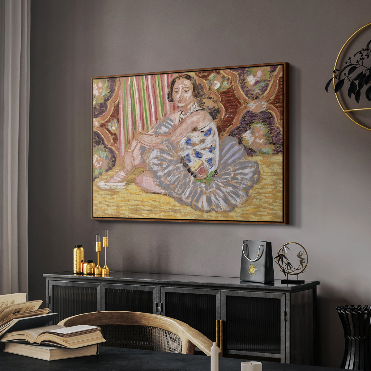 The Dancer (La danseuse), c. 1927 - Floater Framed Canvas Print