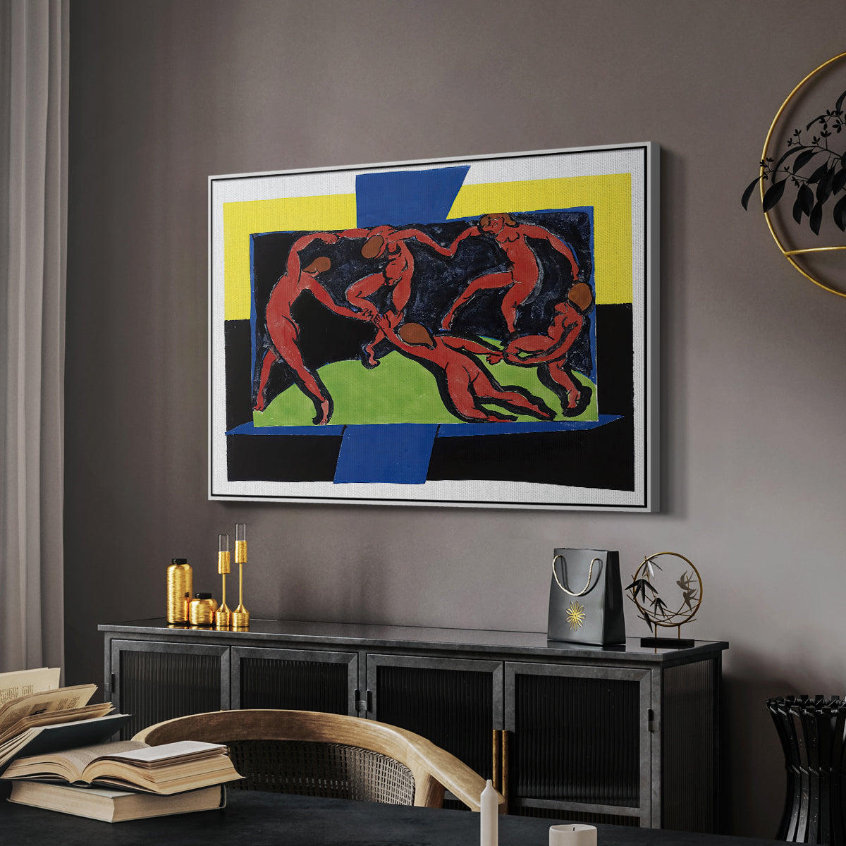 The Dance (La Danse), 1939 - Floater Framed Canvas Print